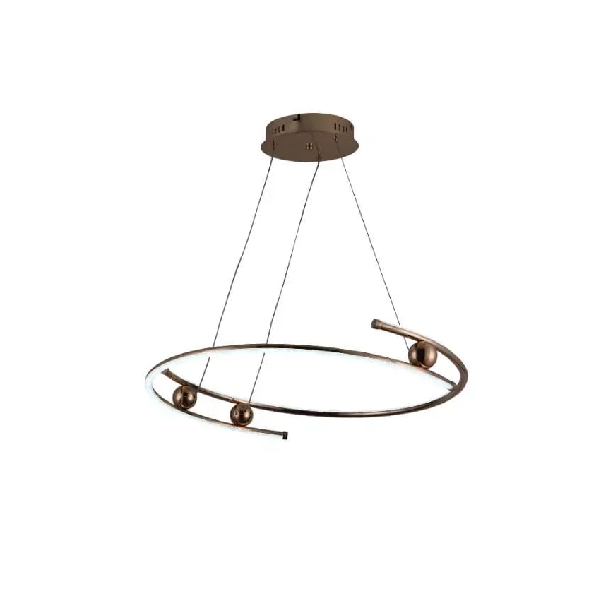LED Aptumšojama lustra ar auklu LED/50W/230V 3000-6500K + tālvadības pults