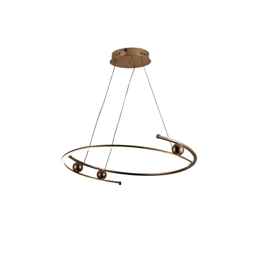 LED Aptumšojama lustra ar auklu LED/50W/230V 3000-6500K + tālvadības pults