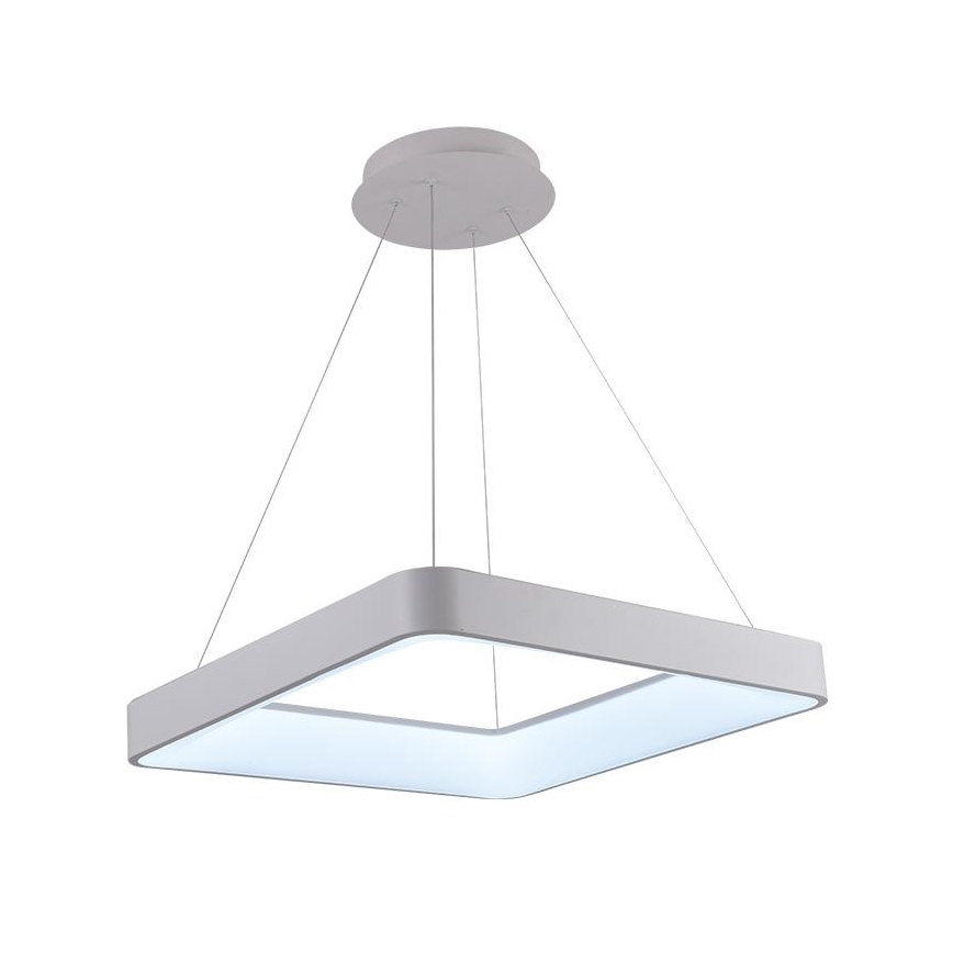 LED Aptumšojama lustra ar auklu LED/55W/230V 3000-6500K balta + tālvadības pults
