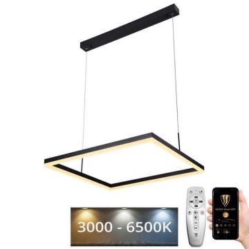 LED Aptumšojama lustra ar auklu LED/55W/230V 3000-6500K + tālvadības pults