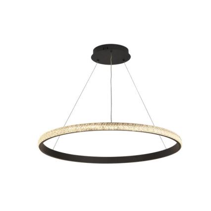 LED Aptumšojama lustra ar auklu LED/55W/230V 3000-6500K d. 80 cm + tālvadības pults
