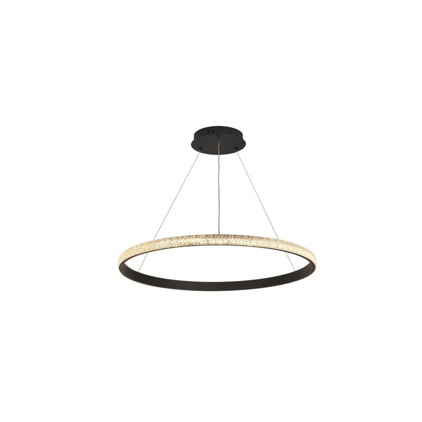 LED Aptumšojama lustra ar auklu LED/55W/230V 3000-6500K d. 80 cm + tālvadības pults