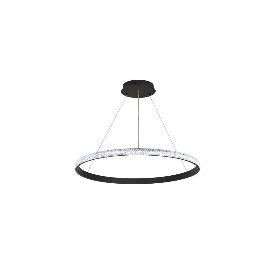 LED Aptumšojama lustra ar auklu LED/55W/230V 3000-6500K d. 80 cm + tālvadības pults