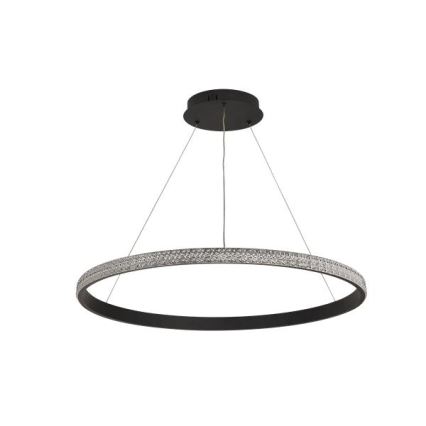 LED Aptumšojama lustra ar auklu LED/55W/230V 3000-6500K d. 80 cm + tālvadības pults