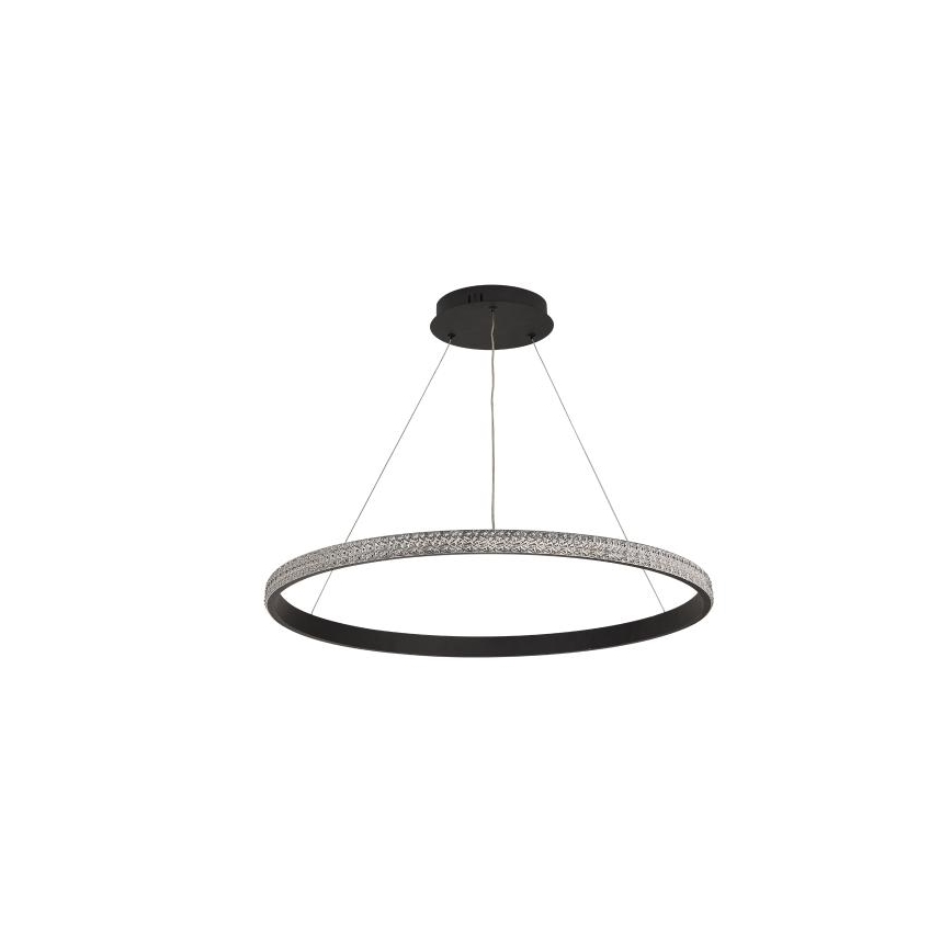 LED Aptumšojama lustra ar auklu LED/55W/230V 3000-6500K d. 80 cm + tālvadības pults