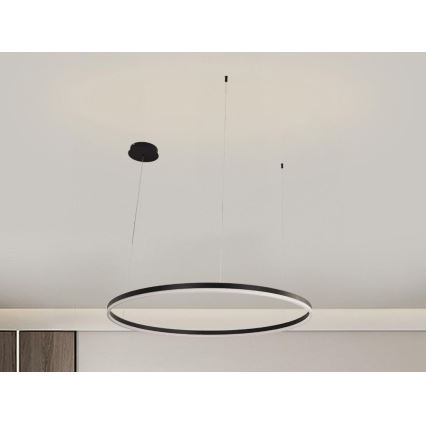 LED Aptumšojama lustra ar auklu LED/55W/230V 3000-6500K + tālvadības pults