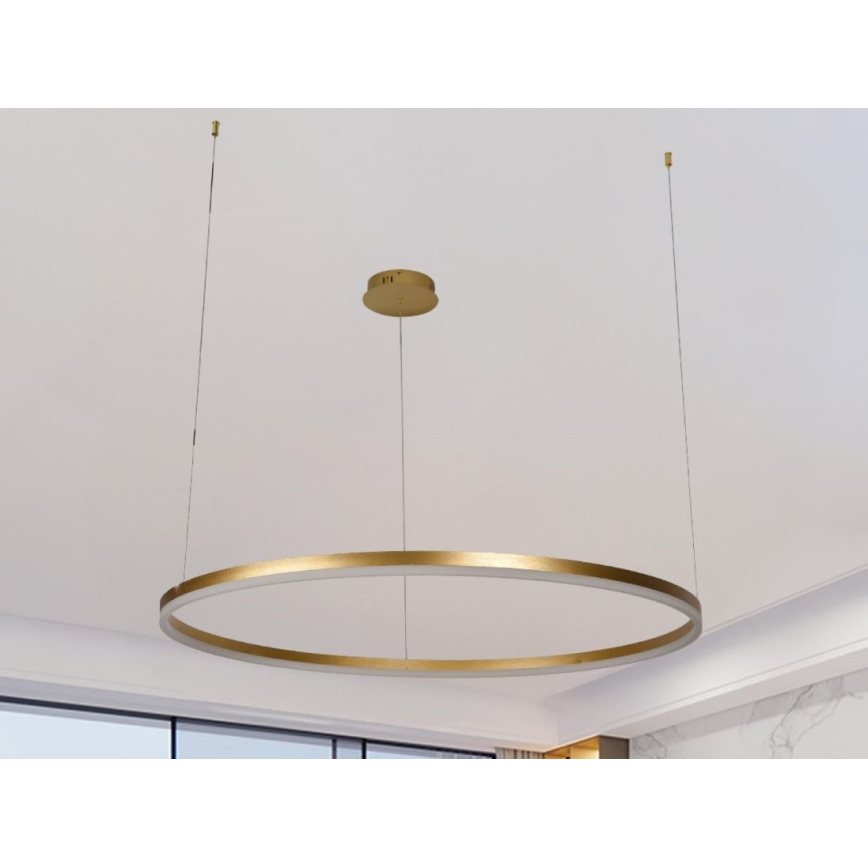 LED Aptumšojama lustra ar auklu LED/55W/230V 3000-6500K + tālvadības pults