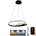 LED Aptumšojama lustra ar auklu LED/65W/230V 3000-6500K d. 56 cm + tālvadības pults