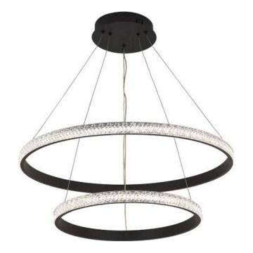 LED Aptumšojama lustra ar auklu LED/65W/230V 3000-6500K d. 60 cm + tālvadības pults