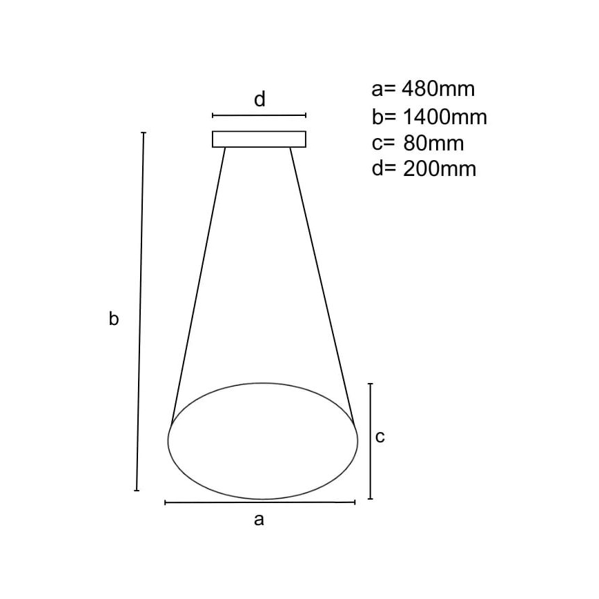 LED Aptumšojama lustra ar auklu LED/65W/230V 3000-6500K hroms + tālvadības pults
