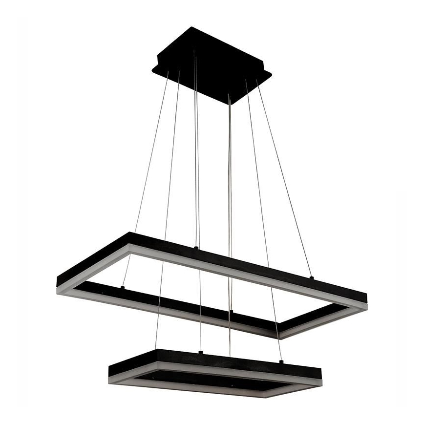 LED Aptumšojama lustra ar auklu LED/65W/230V 3000-6500K + tālvadības pults