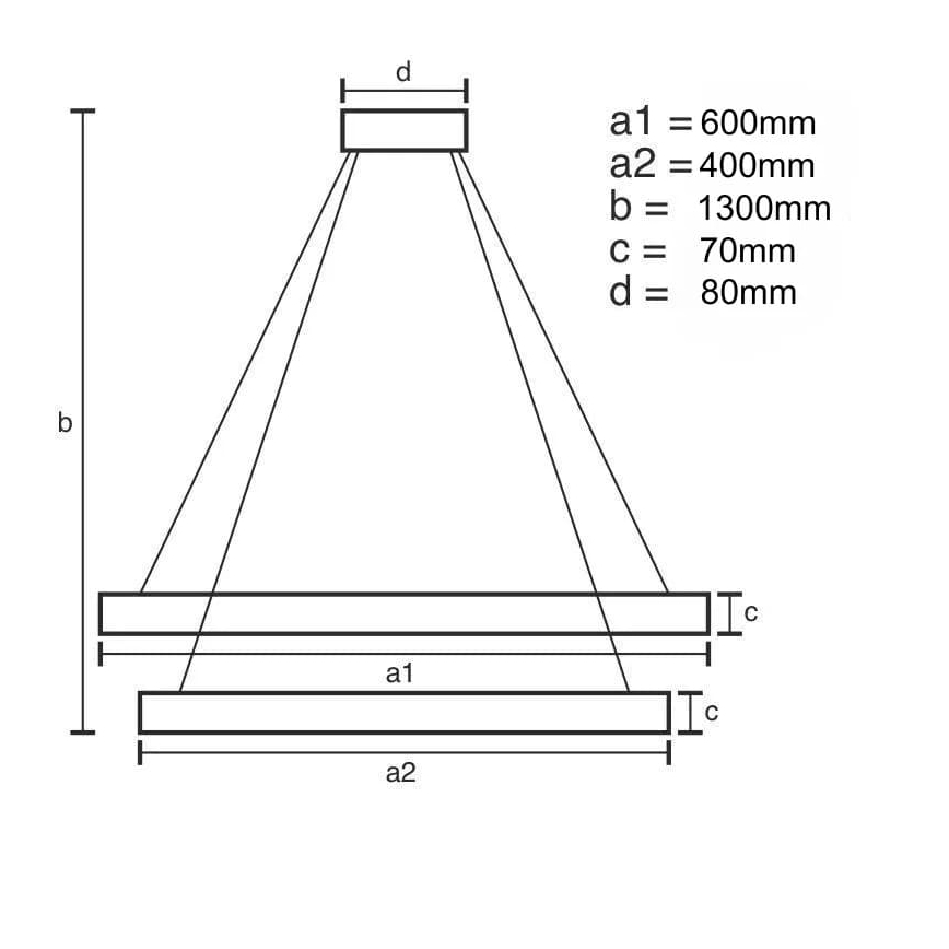 LED Aptumšojama kristāla lustra ar auklu LED/65W/230V 3000-6500K + tālvadības pults
