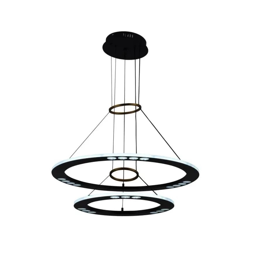 LED Aptumšojama lustra ar auklu LED/65W/230V 3000-6500K + tālvadības pults