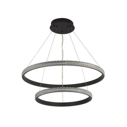 LED Aptumšojama lustra ar auklu LED/65W/230V 3000-6500K d. 60 cm + tālvadības pults