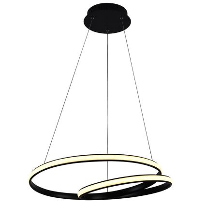LED Aptumšojama lustra ar auklu LED/65W/230V 3000-6500K d. 56 cm + tālvadības pults