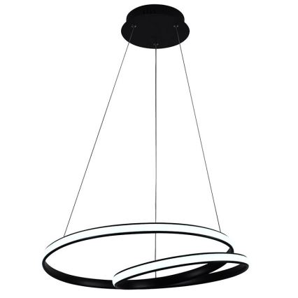 LED Aptumšojama lustra ar auklu LED/65W/230V 3000-6500K d. 56 cm + tālvadības pults