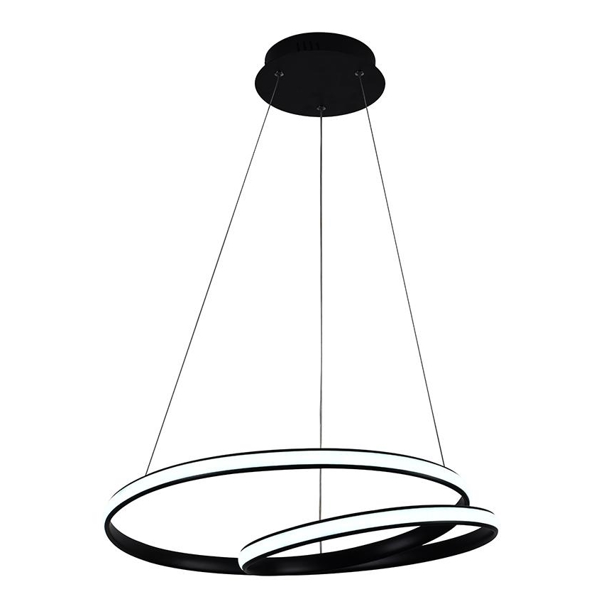 LED Aptumšojama lustra ar auklu LED/65W/230V 3000-6500K d. 56 cm + tālvadības pults