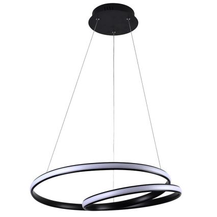 LED Aptumšojama lustra ar auklu LED/65W/230V 3000-6500K d. 56 cm + tālvadības pults