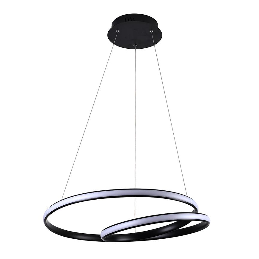 LED Aptumšojama lustra ar auklu LED/65W/230V 3000-6500K d. 56 cm + tālvadības pults