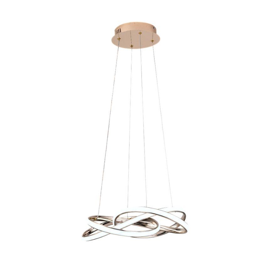 LED Aptumšojama lustra ar auklu LED/65W/230V 3000-6500K d. 48 cm zelta + tālvadības pults