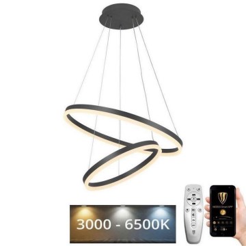 LED Aptumšojama lustra ar auklu LED/70W/230V 3000-6500K d. 60 cm + tālvadības pults