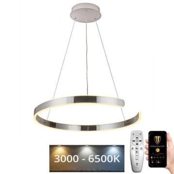 LED Aptumšojama lustra ar auklu LED/70W/230V 3000-6500K d. 60 cm + tālvadības pults