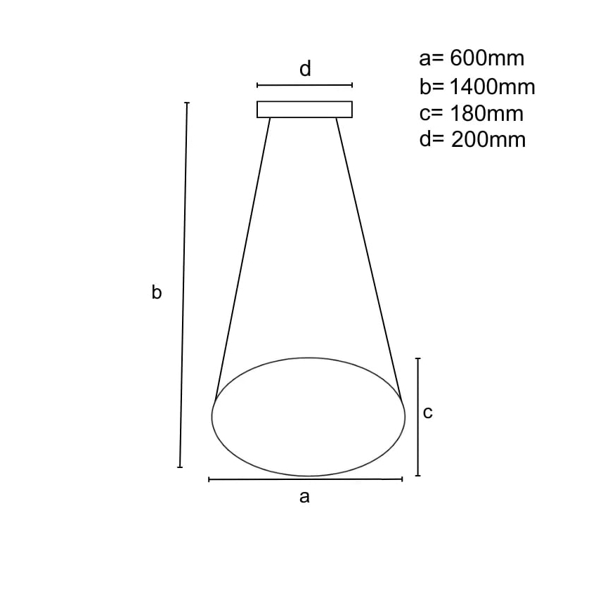 LED Aptumšojama lustra ar auklu LED/70W/230V 3000-6500K d. 60 cm spīdīgi hromēts + tālvadības pults