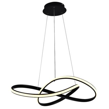LED Aptumšojama lustra ar auklu LED/70W/230V 3000-6500K d. 55 cm + tālvadības pults