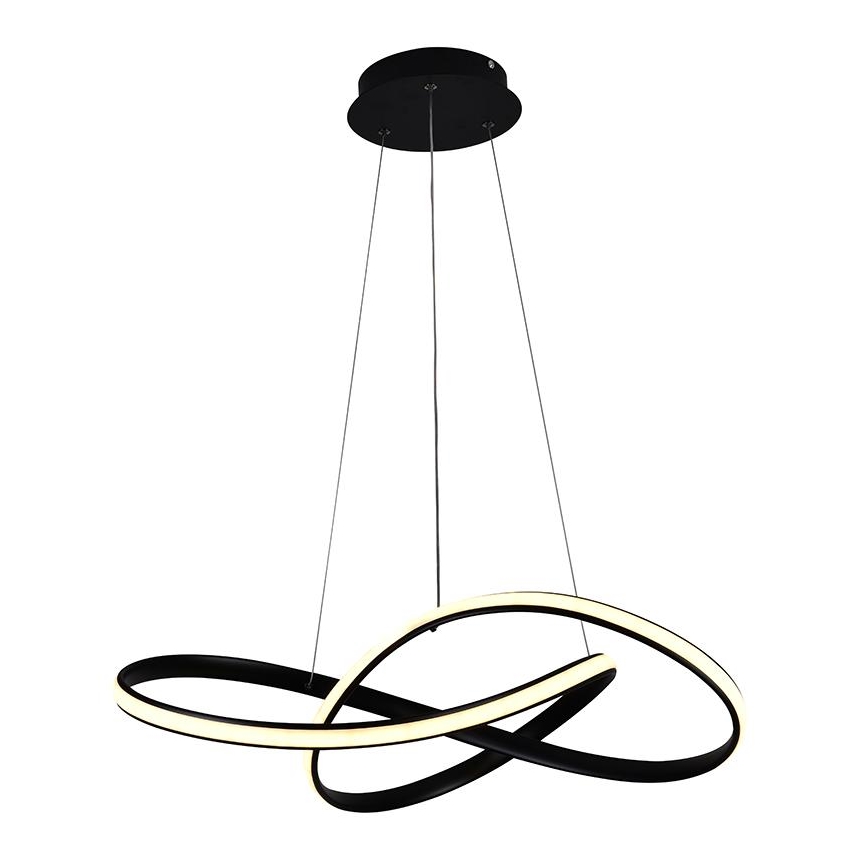 LED Aptumšojama lustra ar auklu LED/70W/230V 3000-6500K d. 55 cm + tālvadības pults