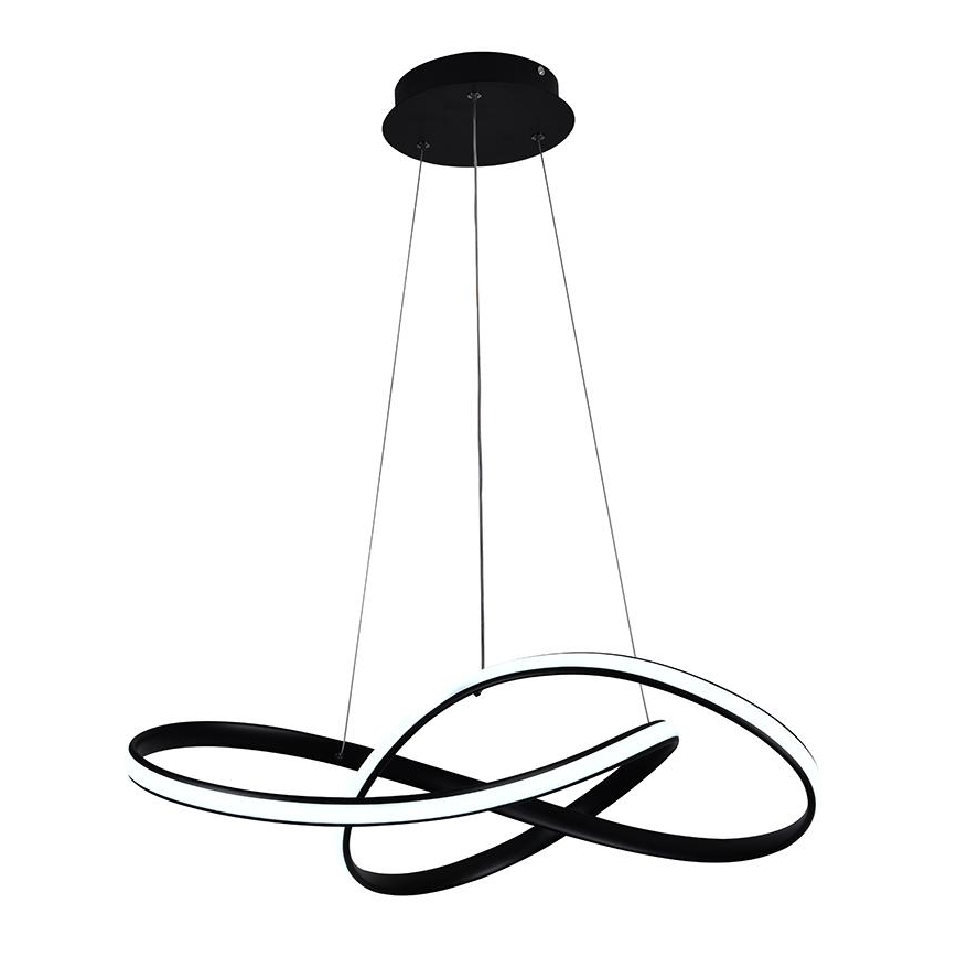 LED Aptumšojama lustra ar auklu LED/70W/230V 3000-6500K d. 55 cm + tālvadības pults