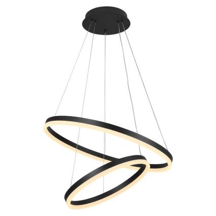 LED Aptumšojama lustra ar auklu LED/70W/230V 3000-6500K d. 60 cm + tālvadības pults
