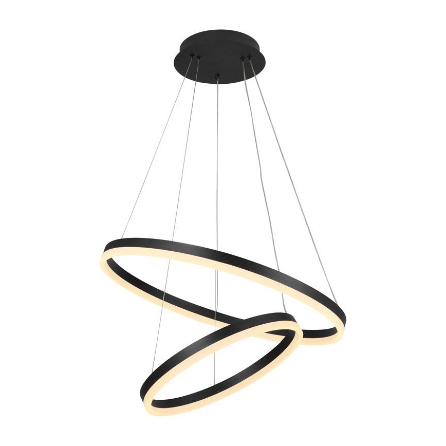 LED Aptumšojama lustra ar auklu LED/70W/230V 3000-6500K d. 60 cm + tālvadības pults