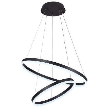 LED Aptumšojama lustra ar auklu LED/70W/230V 3000-6500K d. 60 cm + tālvadības pults