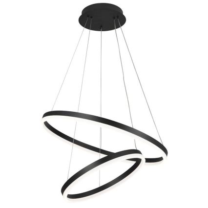 LED Aptumšojama lustra ar auklu LED/70W/230V 3000-6500K d. 60 cm + tālvadības pults