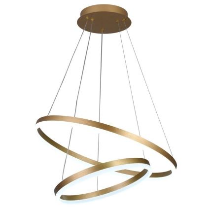 LED Aptumšojama lustra ar auklu LED/70W/230V 3000-6500K d. 60 cm + tālvadības pults