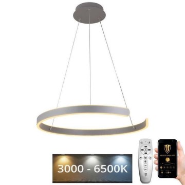 LED Aptumšojama lustra ar auklu LED/70W/230V 3000-6500K + tālvadības pults