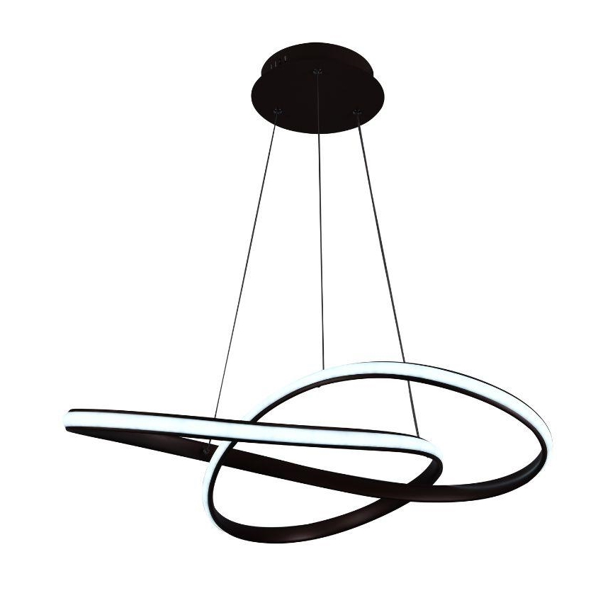 LED Aptumšojama lustra ar auklu LED/70W/230V 3000-6500K + tālvadības pults