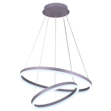 LED Aptumšojama lustra ar auklu LED/70W/230V 3000-6500K d. 60 cm + tālvadības pults
