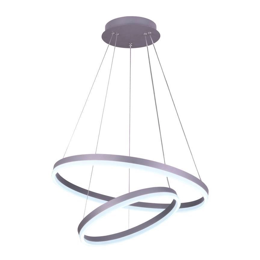 LED Aptumšojama lustra ar auklu LED/70W/230V 3000-6500K d. 60 cm + tālvadības pults