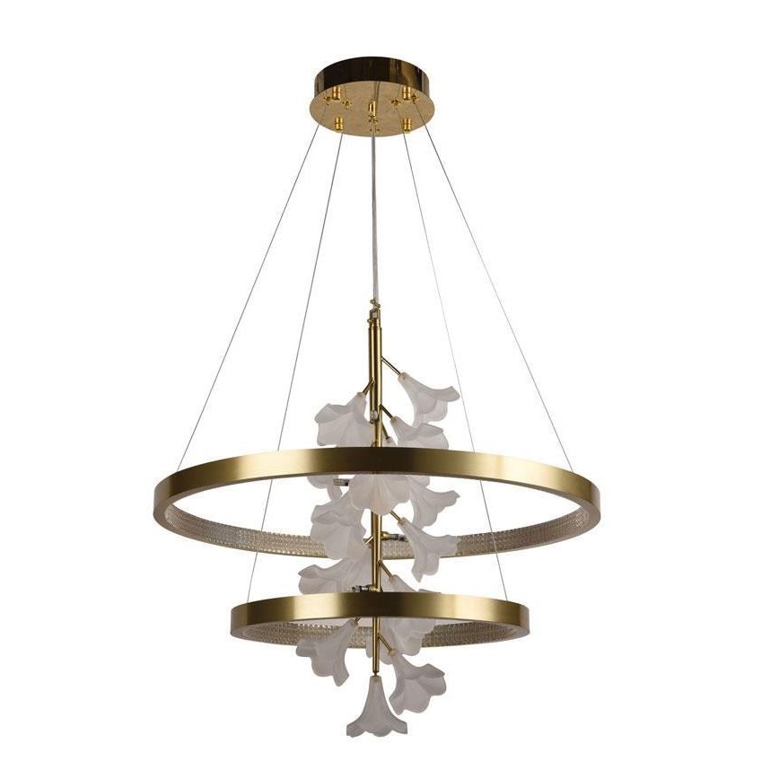 LED Aptumšojama lustra ar auklu LED/70W/230V 3000-6500K + tālvadības pults