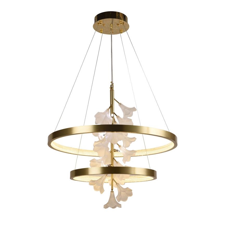 LED Aptumšojama lustra ar auklu LED/70W/230V 3000-6500K + tālvadības pults