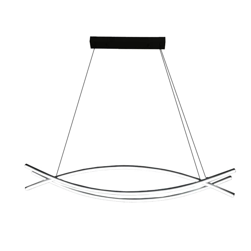 LED Aptumšojama lustra ar auklu LED/70W/230V 3000-6500K + tālvadības pults
