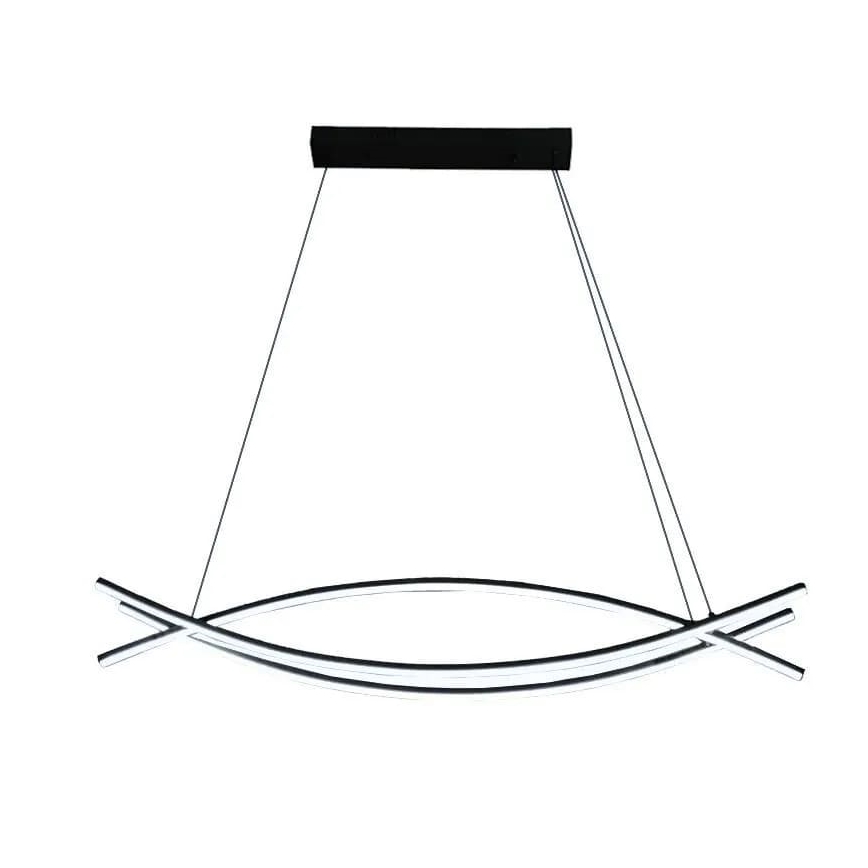 LED Aptumšojama lustra ar auklu LED/70W/230V 3000-6500K + tālvadības pults