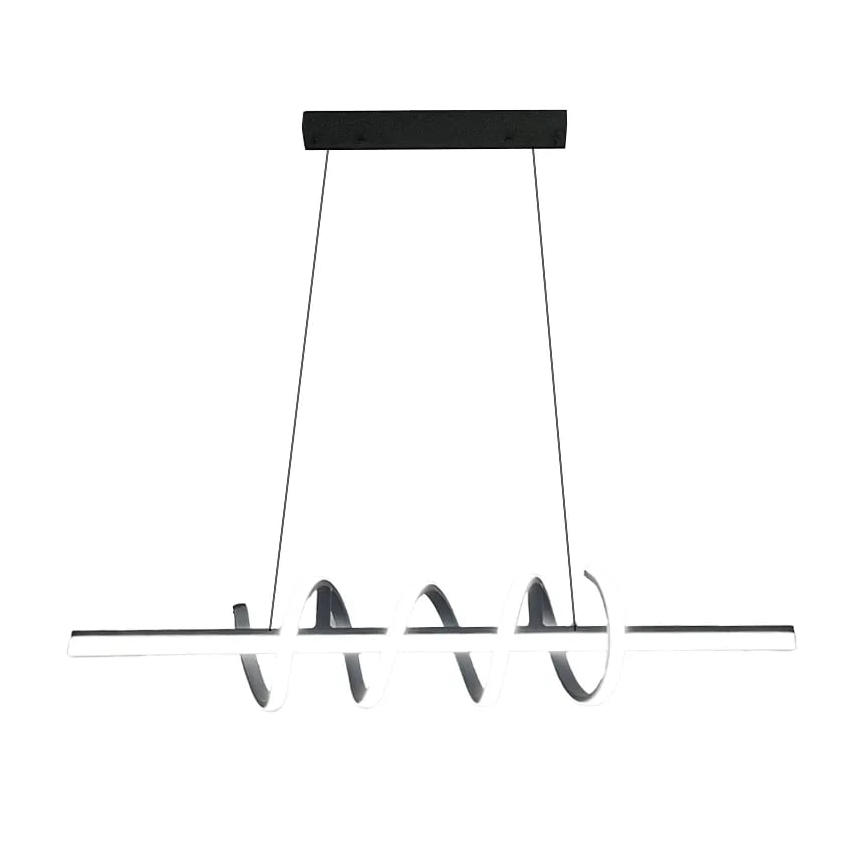 LED Aptumšojama lustra ar auklu LED/70W/230V 3000-6500K + tālvadības pults