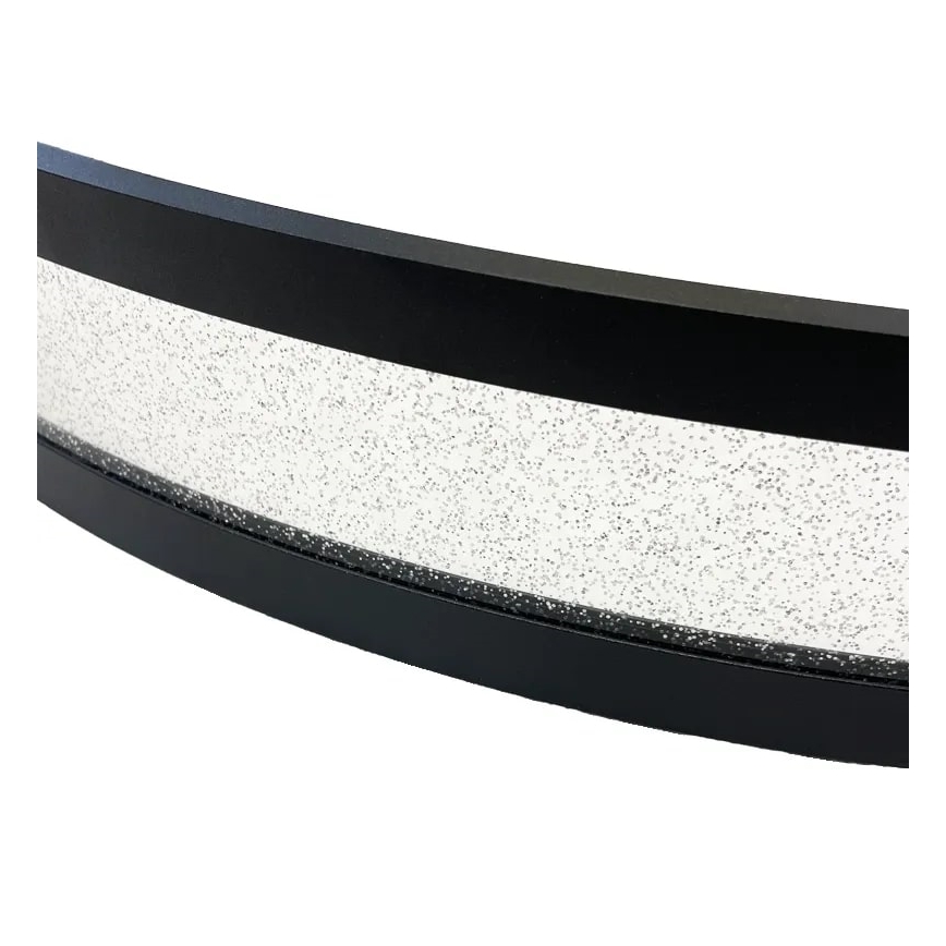 LED Aptumšojama lustra ar auklu LED/70W/230V 3000-6500K d. 60 cm melna + tālvadības pults