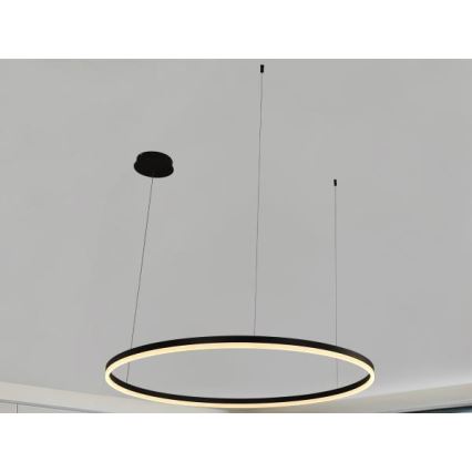 LED Aptumšojama lustra ar auklu LED/72W/230V 3000-6500K d. 100 cm + tālvadības pults