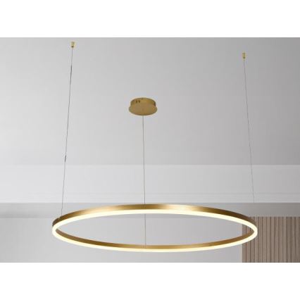 LED Aptumšojama lustra ar auklu LED/72W/230V 3000-6500K + tālvadības pults