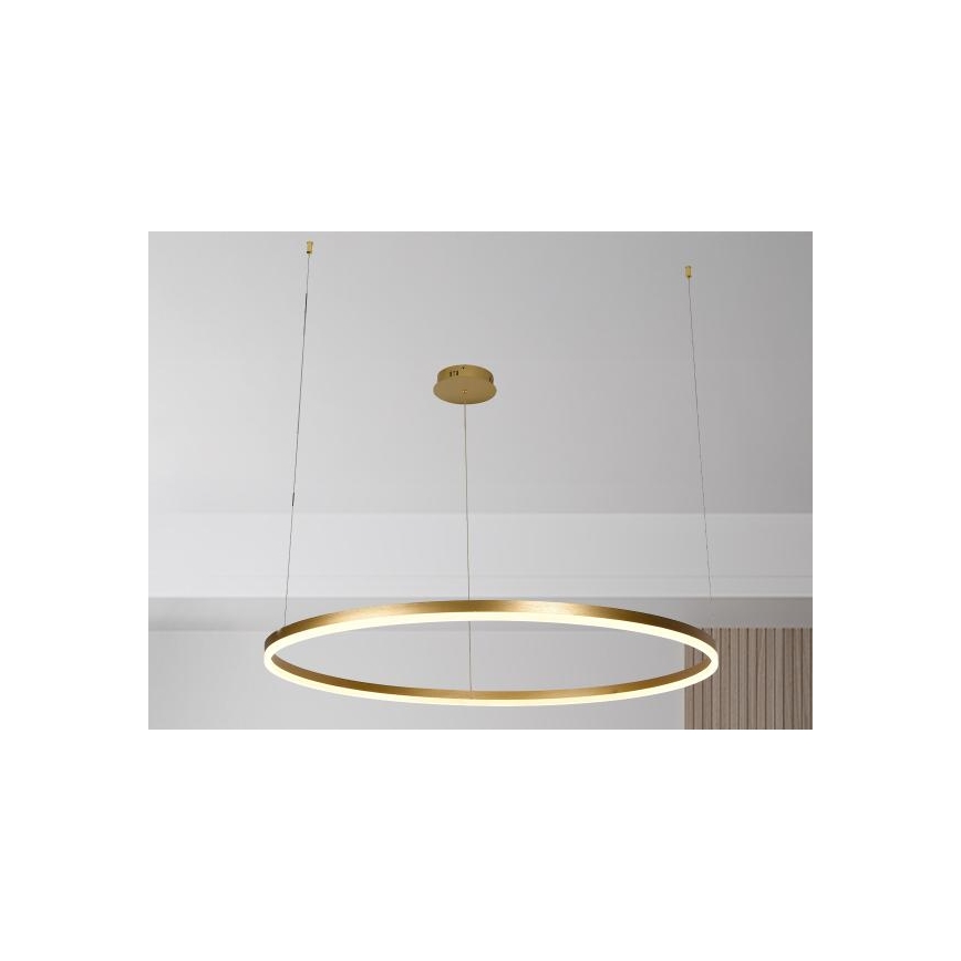 LED Aptumšojama lustra ar auklu LED/72W/230V 3000-6500K + tālvadības pults