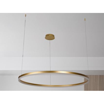 LED Aptumšojama lustra ar auklu LED/72W/230V 3000-6500K + tālvadības pults