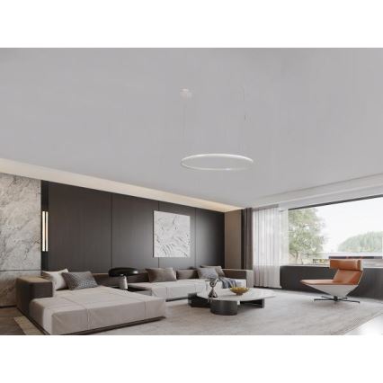 LED Aptumšojama lustra ar auklu LED/72W/230V 3000-6500K + tālvadības pults